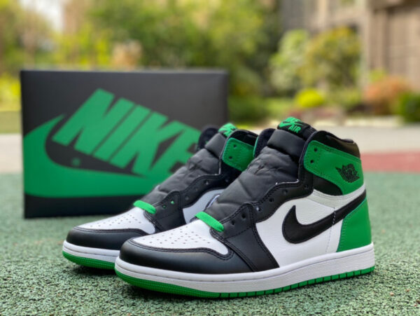 Black And White Green Air Jordan