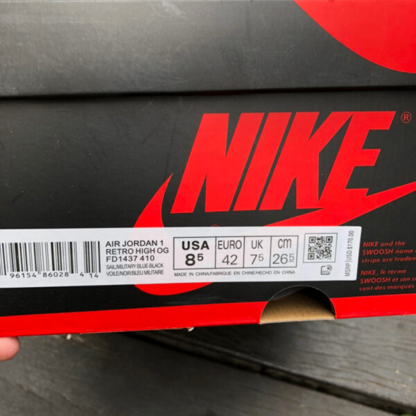 Gray Blue Air Jordan - Image 10