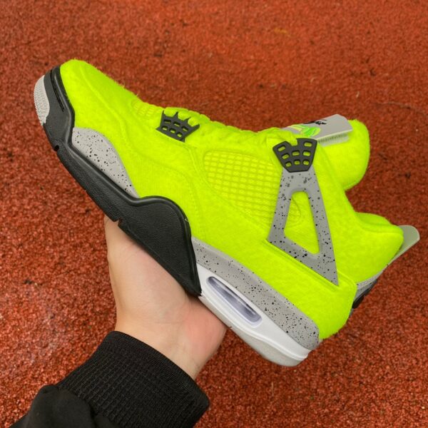 AJ4 Tennis 🎾 Fluorescent Green Air Jordan 4 Tagz Logo DV6773-700 - Image 15