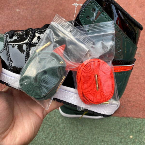 Miami Black Green Orange Air Jordan - Image 6