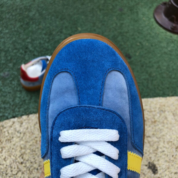 Gucci Co-Branded Adidas Blue Brown - Image 4