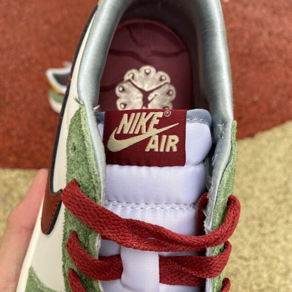 White Green Red Air Jordan Retro Low - Image 6
