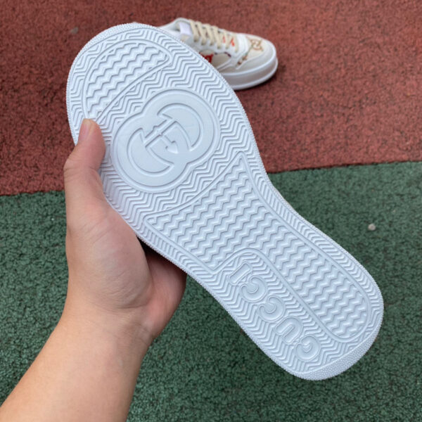 Gucci Thick-Soled White Embroidered - Image 6