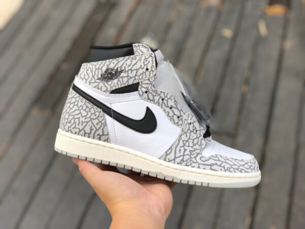 White Cement Burst Pattern Air Jordan - Image 7
