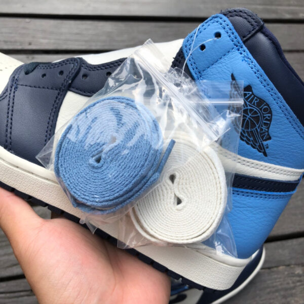 Obsidian North Carolina Air Jordan - Image 6