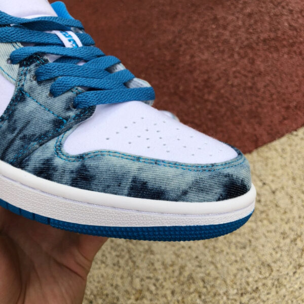 Washed Blue Low Air Jordan - Image 5
