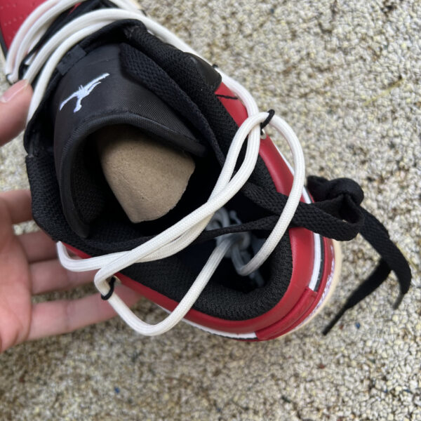 Black And White Red Air Jordan - Image 8