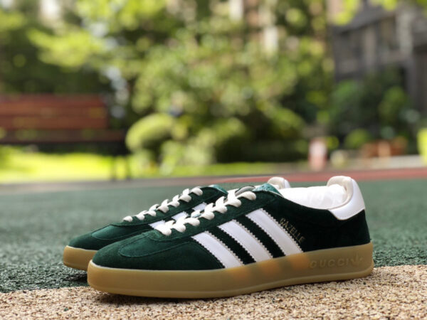 Gucci co-branded Adidas Green And White