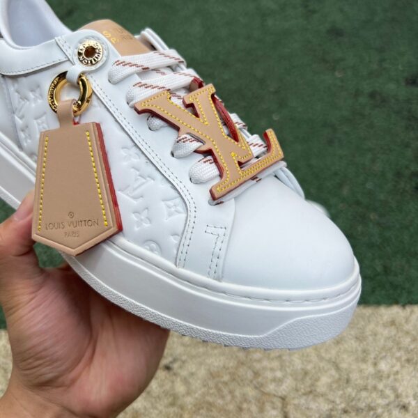 LOUIS VUITTON Time Out cowhide white brown - Image 4