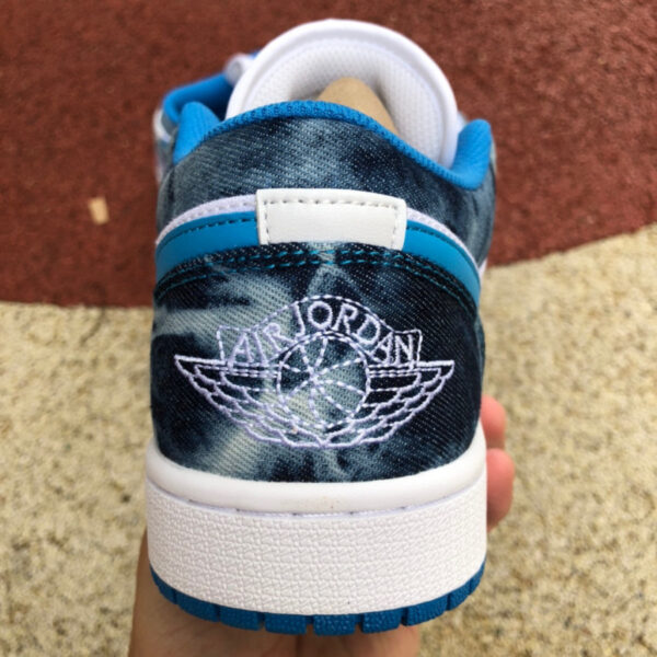 Washed Blue Low Air Jordan - Image 8