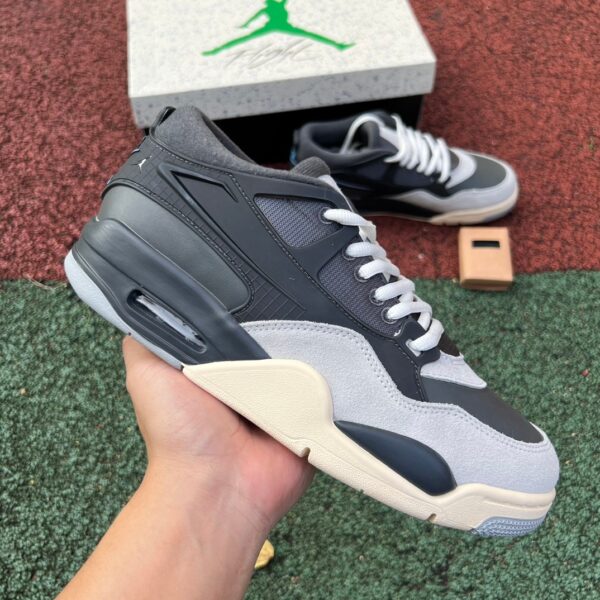 aj4 low-top black gray Nike retro casual shoes basketball shoes FQ7938-002 - Image 6