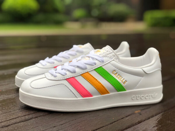Gucci Co-Branded Adidas White Green and Pink (Copy)