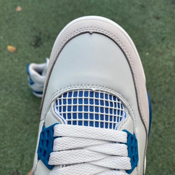 AJ4 white blue "Military Blue" 2024 white blue FV - Image 5