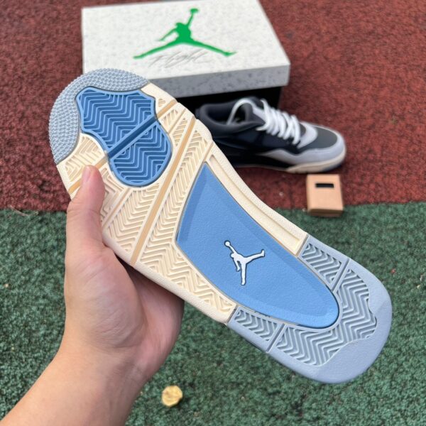 aj4 low-top black gray Nike retro casual shoes basketball shoes FQ7938-002 - Image 5