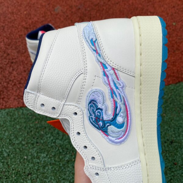 White Pink Blue Air Jordan "Pebble Beach" - Image 12