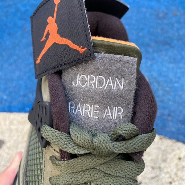 AJ4 Army Green Retro UNDFTD Low-top Retro Basketball Shoes Men's Army Green JBM351 M1 - Image 21