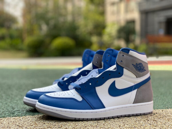 White Gray Blue Air Jordan