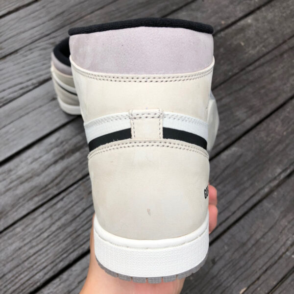 White Gray Pink Air Jordan - Image 6