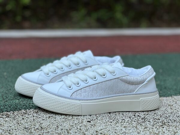 Dior B33 White Gray Round toe