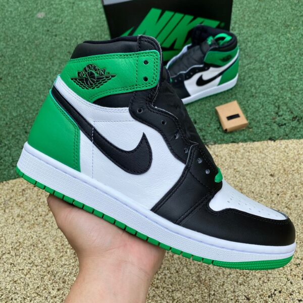Lucky Green Black and White Air Jordan - Image 7