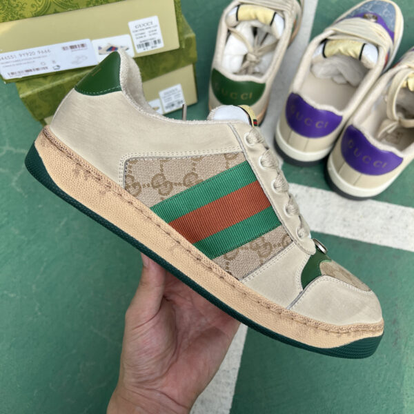 Gucci Dirty Shoes With Green Tail - Image 8