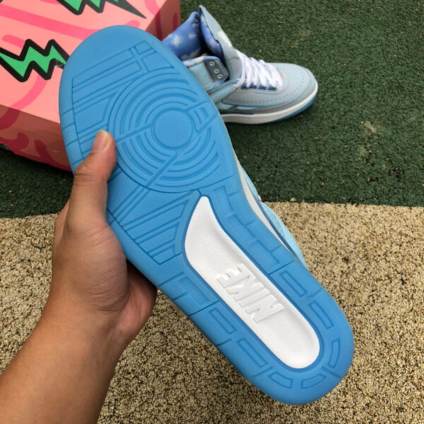 Sky Blue Balvin X Air Jordan - Image 3