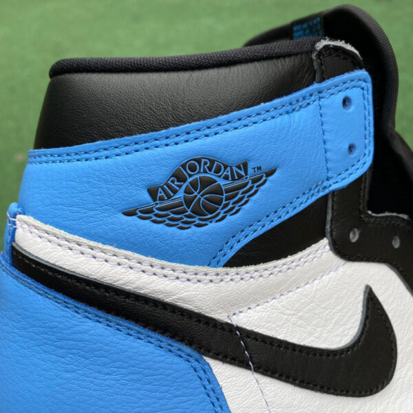 Black North Carolina University Blue Air Jordan - Image 6
