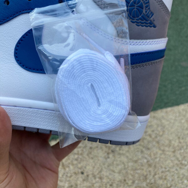 White Gray Blue Air Jordan - Image 6