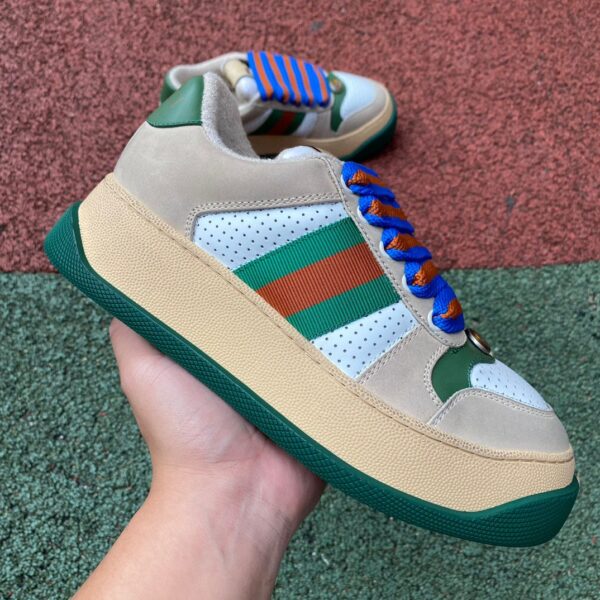 Gucci thick-soled chubby rice gray green blue - Image 8