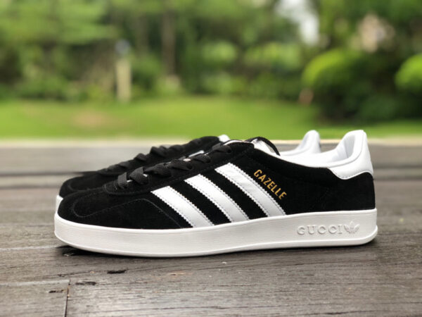 Gucci Co-Branded With Adidas Black And White