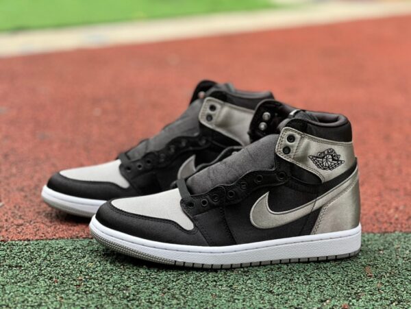 Black Silver Silk Air Jordan