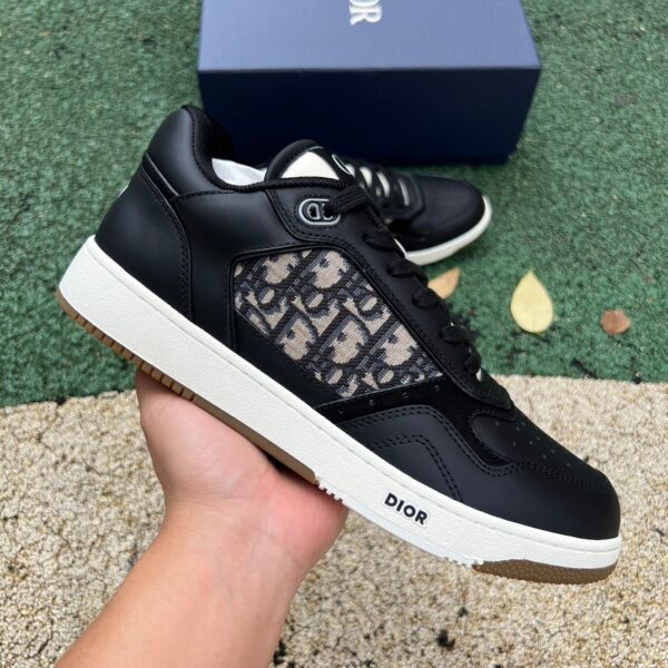 DIOR B27 Low-Top Sneakers Black and White - Image 3