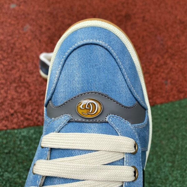Gucci Denim Screener Round Toe - Image 4