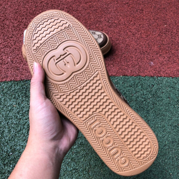 Gucci thick-soled  Gray And Light Brown - Image 4