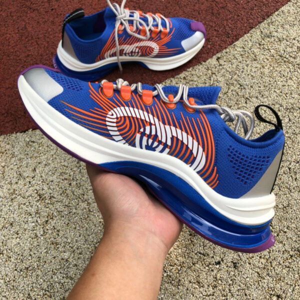 Gucci Running Shoes Blue And Red - Image 6