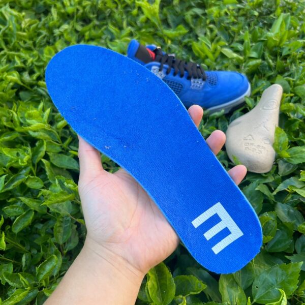 AJ4 blue and black Eminem x Jordan "Encore" low-top retro basketball shoes men's blue and black - Image 9