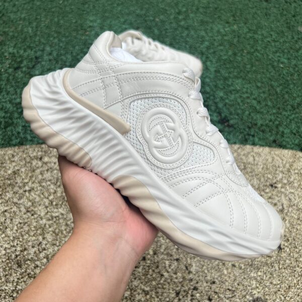 Gucci Dad Shoes 2.0 Rice White Leather - Image 5