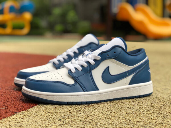 White Navy Blue Air Jordan