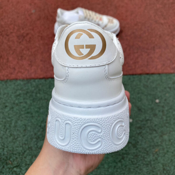 Gucci Thick-Soled White Embroidered - Image 3
