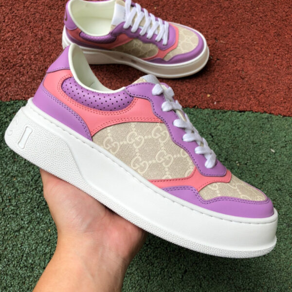Gucci Thick-Soled Pink And Purple - Image 3