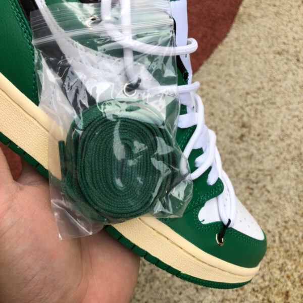 White And Green Air Jordan - Image 5