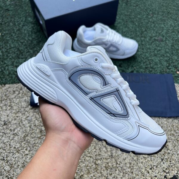 Dior B30 White Gray B30 mesh fabric - Image 3