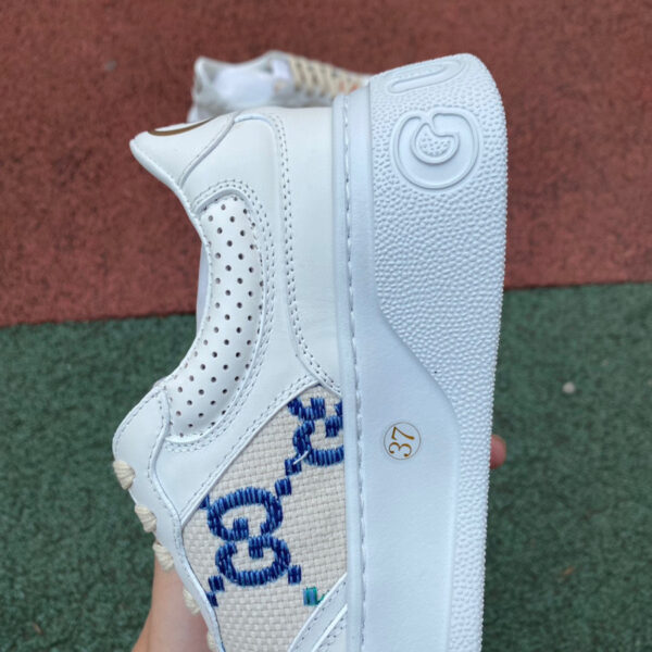 Gucci Thick-Soled White Embroidered - Image 4