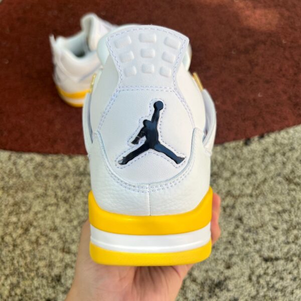 AJ4 white orange Oreo white orange non-slip wear-resistant retro basketball shoes AQ9129-101 - Image 6