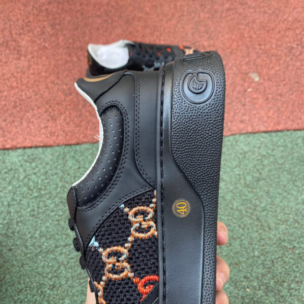 Gucci Thick-Soled Black Embroidered - Image 3