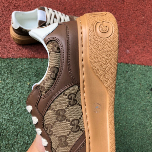 Gucci thick-soled  Gray And Light Brown - Image 3