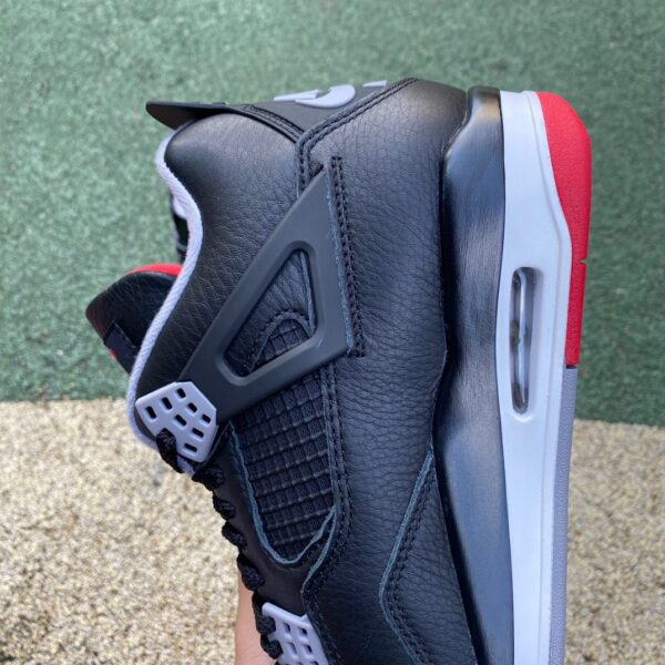 AJ4 black and red leather special edition ljr produced "Bred Reimagined" FV5029-006 - Image 11