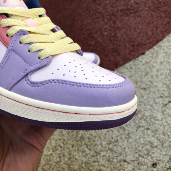 Pink And Purple Low Air Jordan - Image 6