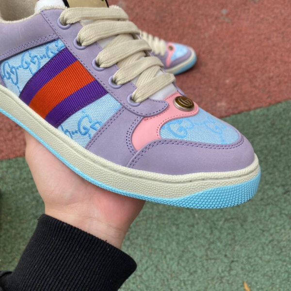Gucci Low-Top Light Blue - Image 4