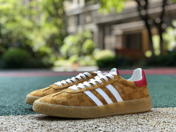 Gucci Co-Branded Adidas White Brown